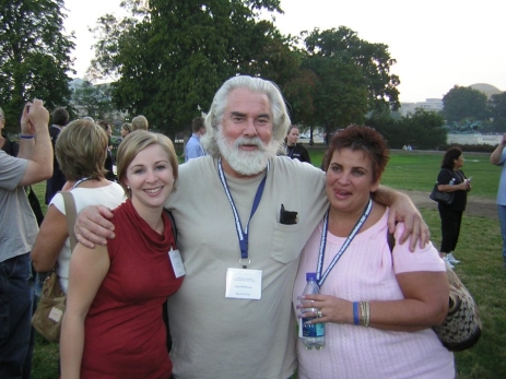 Jessica Like, Executor Director of thePacific Heart, Lung & Blood Institute with John and his wife T.C. Washington, D.C. October 4, 2007
