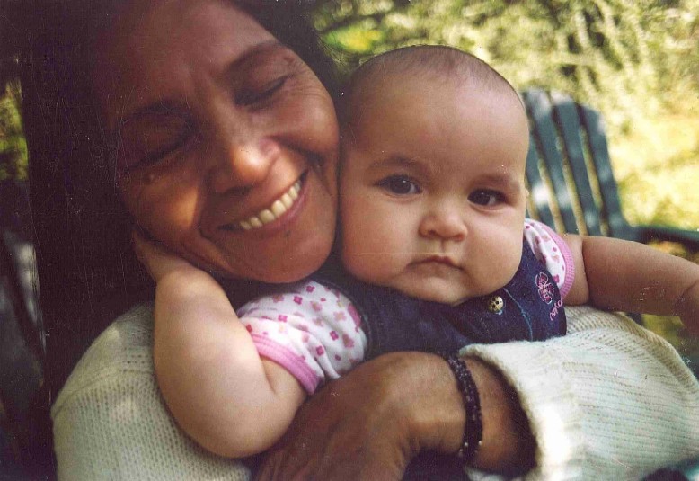 Edna with granddaughter, Megan