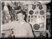 Boiler Tender, Paul Coyle at USS Arnold J. Isbell
