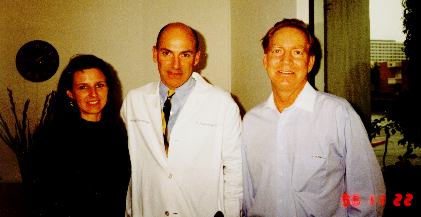 Kimberlee, Dr. Nagourney and Johnny