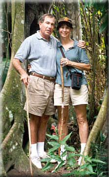 Barry and Wendy, hiking