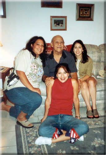 Ralph Lerma and some of his granddaughters