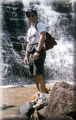 Matt hiking the Tin Mine in Washington State, 2000