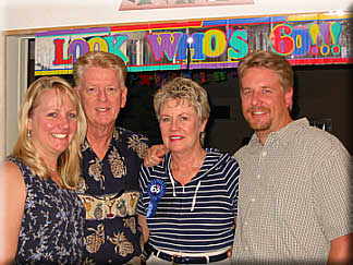 The Simkins Family - July 7, 2002 Leslee, Ron, Janet and Scott